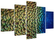 Tablou - Pene de păun (150x105 cm)