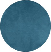 vidaXL Covor „OVIEDO”, fire scurte, turcoaz, Ø 160 cm