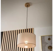Lustr pe cablu ANTONIO 1xE27/60W/230V stejar