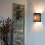 Aplică rustică neagră - Vete