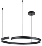 Lustra LED suspendata stil circular Silnora 76cm