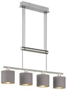 Suspensie moderna 4 becuri E14 Garda 305400441 Trio