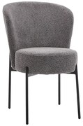 Scaun Bucatarie/Dining Hirmas Textil Gri Antracit