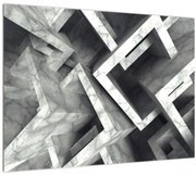 Tablou cu cuburi abstracte (70x50 cm)