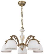 Candelabru din alama cu 5 brate design italian 8606