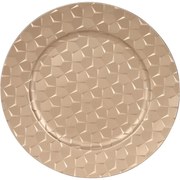 Suport farfurie Golden Pentagon, 33 cm