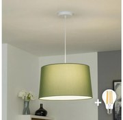 Brilagi - Lustră LED suspendată pe cablu CERIA 1xE27/40W/230V Ø 45 cm verde