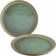 Altom Set of 2 shallow plates Reactive Sage 26 cm