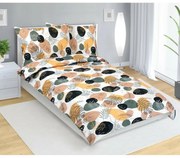 Lenjerie de pat din bumbac Bellatex Pebble mustar, 140 x 220 cm, 70 x 90 cm, 140 x 220 cm, 70 x 90 cm