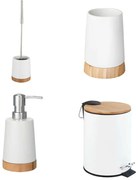 Set de accesorii de baie alb din ceramică Bamboo – Wenko