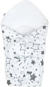Păturică de înfășat New Baby Classic Stele gri