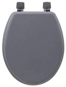 Capac toaleta BAT, duroplast, gri, universal, 36 x 48 x H 5 cm