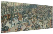 Tablou - Camille Pissarro, Boulevard des Italiens, Morning, Sunlight, reproducere (120x50 cm)