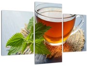 Tablou cu ceașca cu ceai (90x60 cm)