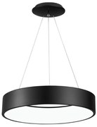 Lustra moderna suspendata LED 3000K 60cm RANDO negru NVL-6167220
