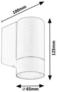 Rabalux 8118 - Aplică perete exterior PHOENIX 1xGU10/10W/230V IP54 gri