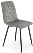 Scaun K525 velvet gri