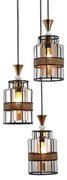 Lustra Pendul Rustic Elit's, Esn5316-3P, 3 X E27, Inaltime Reglabila