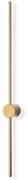 Aplică de perete aurie LED ø 7 cm Sword – Opviq lights
