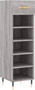 vidaXL Pantofar, gri sonoma, 30x35x105 cm, lemn compozit
