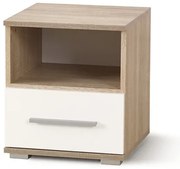 Noptieră Lima SN-1 (Stejar sonoma + Alb). 796280