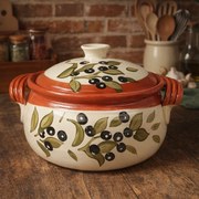 Oala din Lut Glazurata pentru Sarmale si Friptura