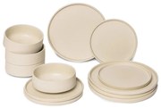 Set de 12 vase din gresie crem Bonami Selection Malia