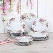 Set de farfurii din porţelan BEAUTY 18 buc