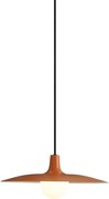Lampă suspendată retro portocalie pentru sistem de șină monofazat - Slimline Panzi