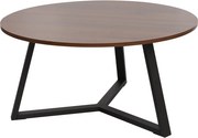 Masuta Cafea Brandy PAL,Nuc, Diametru 80 Cm