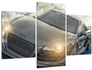 Tablou cu Audi - gri (90x60 cm)