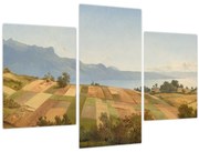 Tablou - Alexandre Calame, Swiss Landscape, reproducere (90x60 cm)