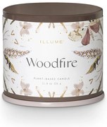 Lumânare parfumată din ceară de soia timp de ardere 50 h Woodfire – ILLUME x Bloomingville