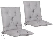 Deuba Set 2 perne 116x57x7cm - gri