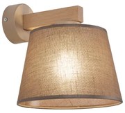 Brilagi - Lampă de perete LATTE SABIA 1xE27/15W/230V pin/maro