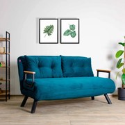 Canapea extensibila 2 locuri, Atelier del Sofa, 859FTN1276, Verde petrol