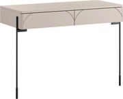 Masa de toaletă cu două sertare Sonatia 100 cm - cașmir