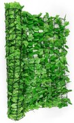 Blumfeldt Fency Bright Leaf, frunze iedera de culoare verde deschis- gard de protecție împotriva vântului 300 x 150 cm