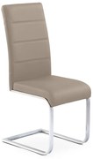 Scaun de bucaterie Stacy, maro/argintiu