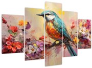 Tablou - Pictura de o pasăre (150x105 cm)