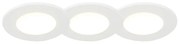 Set de 3 spoturi incastrate pentru baie rotunde LED 5W alb impermeabile - Blanca