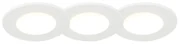 Set de 3 spoturi incastrate pentru baie rotunde LED 5W alb impermeabile - Blanca