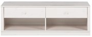 Comodă TV albă din lemn de pin 137x47 cm Anita – Støraa