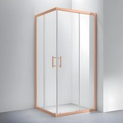 Motril || Rose Gold Cabină de duș 80x80, 190cm, 6mm NANO