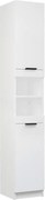 vidaXL Dulap de baie, alb, 32x34x188,5 cm, lemn compozit