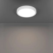 Eglo 901376 - Plafonieră LED RGBW FUEVA-Z dimabilă pentru baie, LED/11,2W/230V, 21,1 cm, IP44, alb
