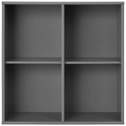 Bibliotecă gri antracit suspendată 70x70 cm Mistral – Hammel Furniture