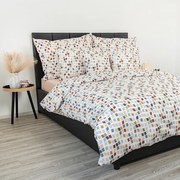 Lenjerie de pat din crep Kvalitex Mozaic, 140 x 220 cm, 70 x 90 cm