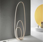 Ondaluce - Lampadar LED reglabil GOLDEN LED/45W/230V 160 cm auriu