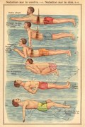 Poster Friedrich Eduard Bilz - Natation